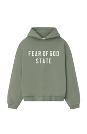 Fear of God Essentials 90s Kapuzenpullover Moss