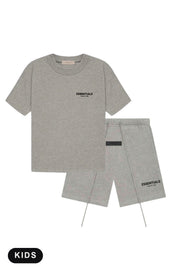 Fear of God Essentials Dark Oatmeal Summer Set Kids