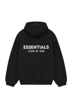 Fear Of God Essentials FW24 Schwarz Weiß Kapuzenpullover