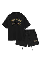 Fear of God Essentials FW24 Black Yellow Sommer-Set