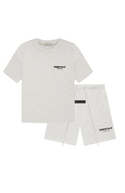 Fear of God Essentials Light Oatmeal Summer Set Kids