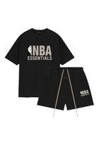 Fear of God Essentials NBA Black Grey Sommer-Set