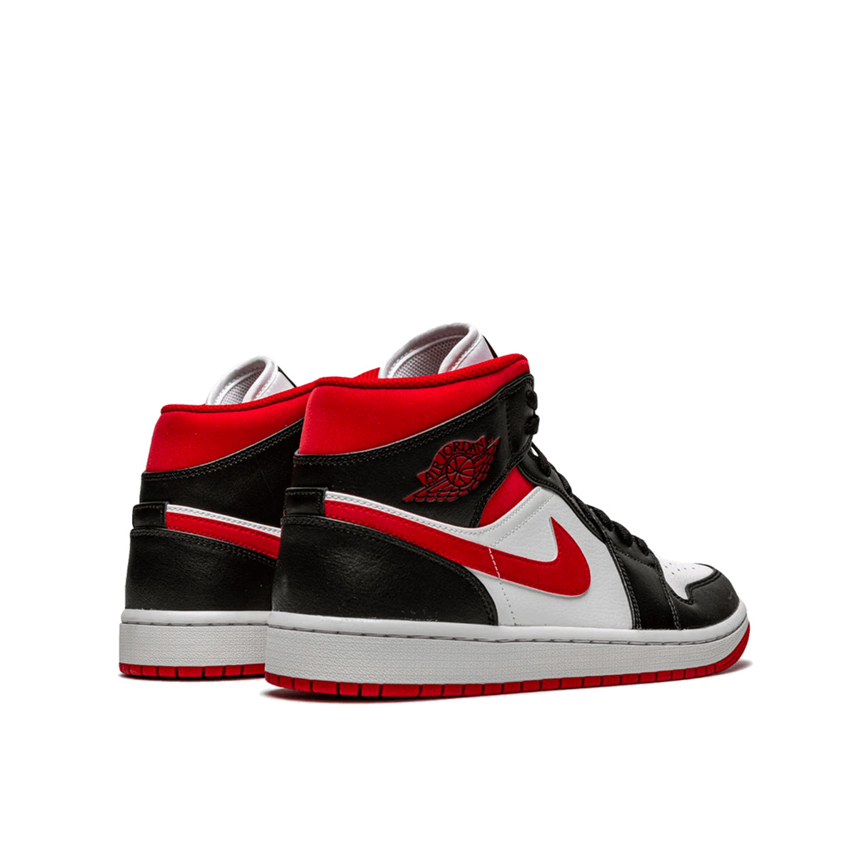 Air Jordan 1 Mid Gym Red Schwarz Weiß
