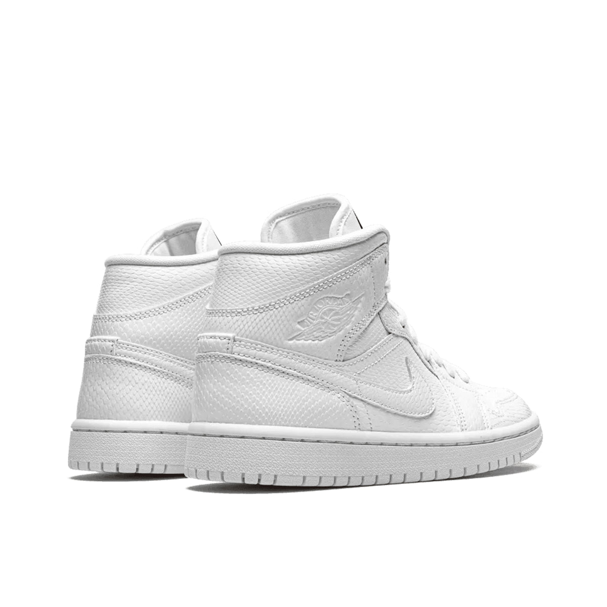 Air Jordan 1 Mid Weiß Schlangenhaut (W)