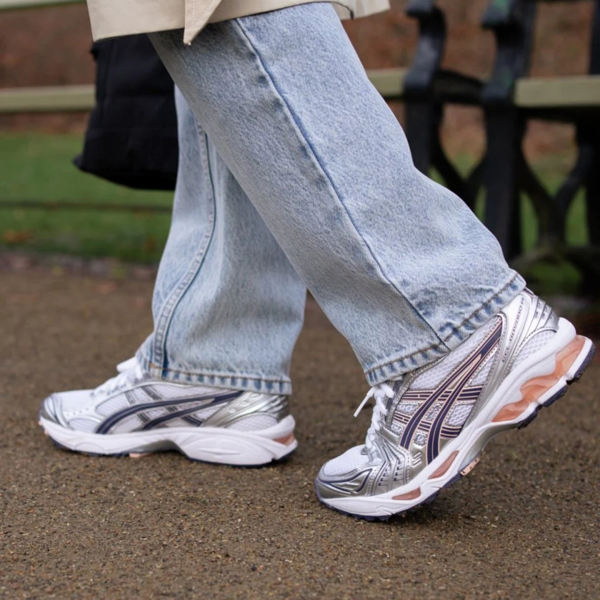 ASICS Gel-Kayano 14 White Thunder Blue - 1202A056-103