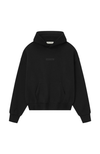 Fear of God Essentials Klassischer Fleece Kapuzenpullover Jet Black