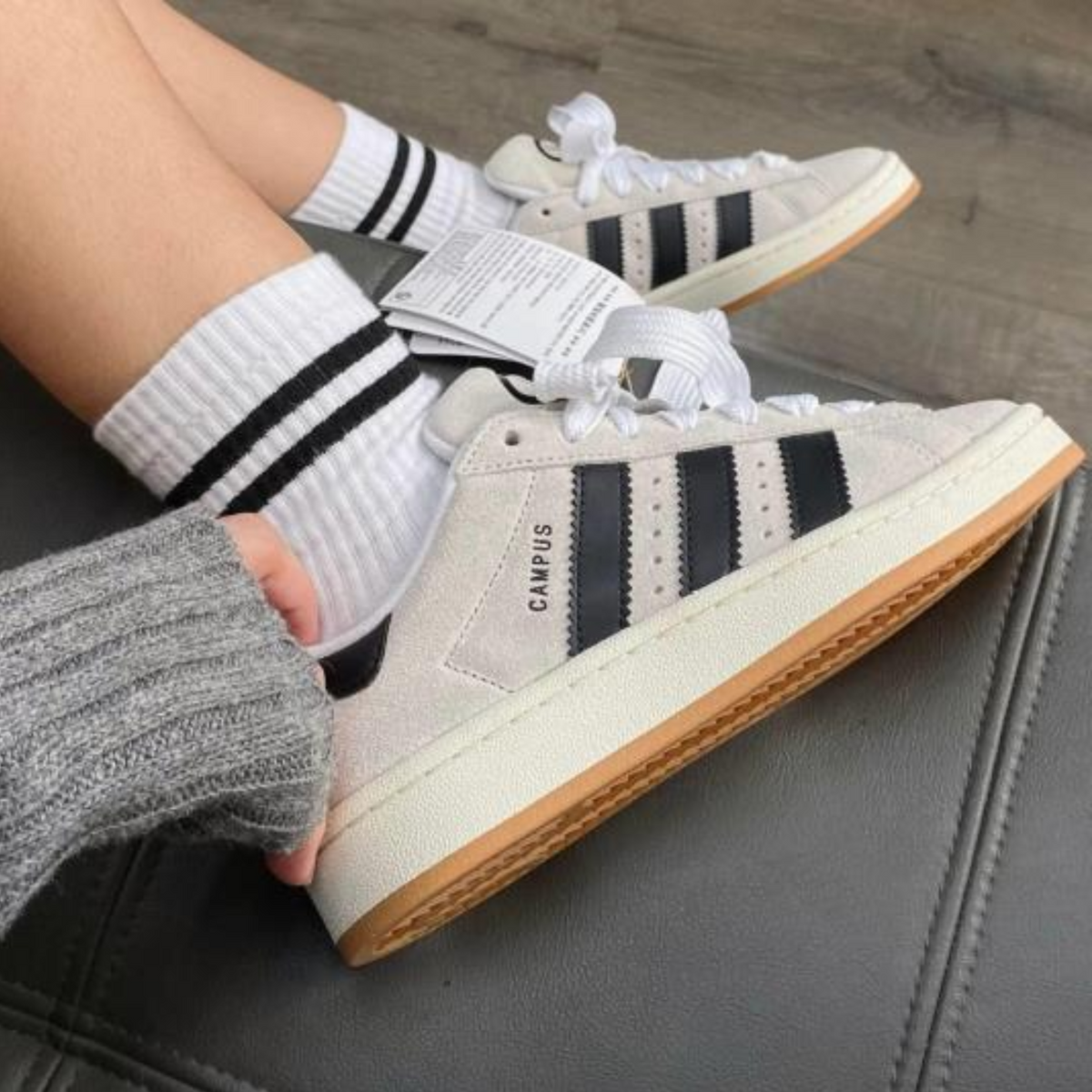 Adidas Campus 00s Crystal White Core Black