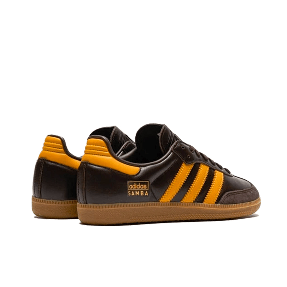 Adidas Samba OG Dunkelbraun Gelb