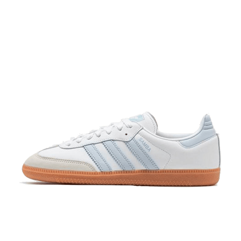Adidas Samba OG Weiß Halo Blau Gum