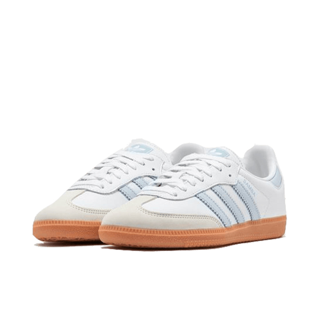 Adidas Samba OG Weiß Halo Blau Gum