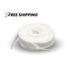 Adidas Campus witte extra brede veters