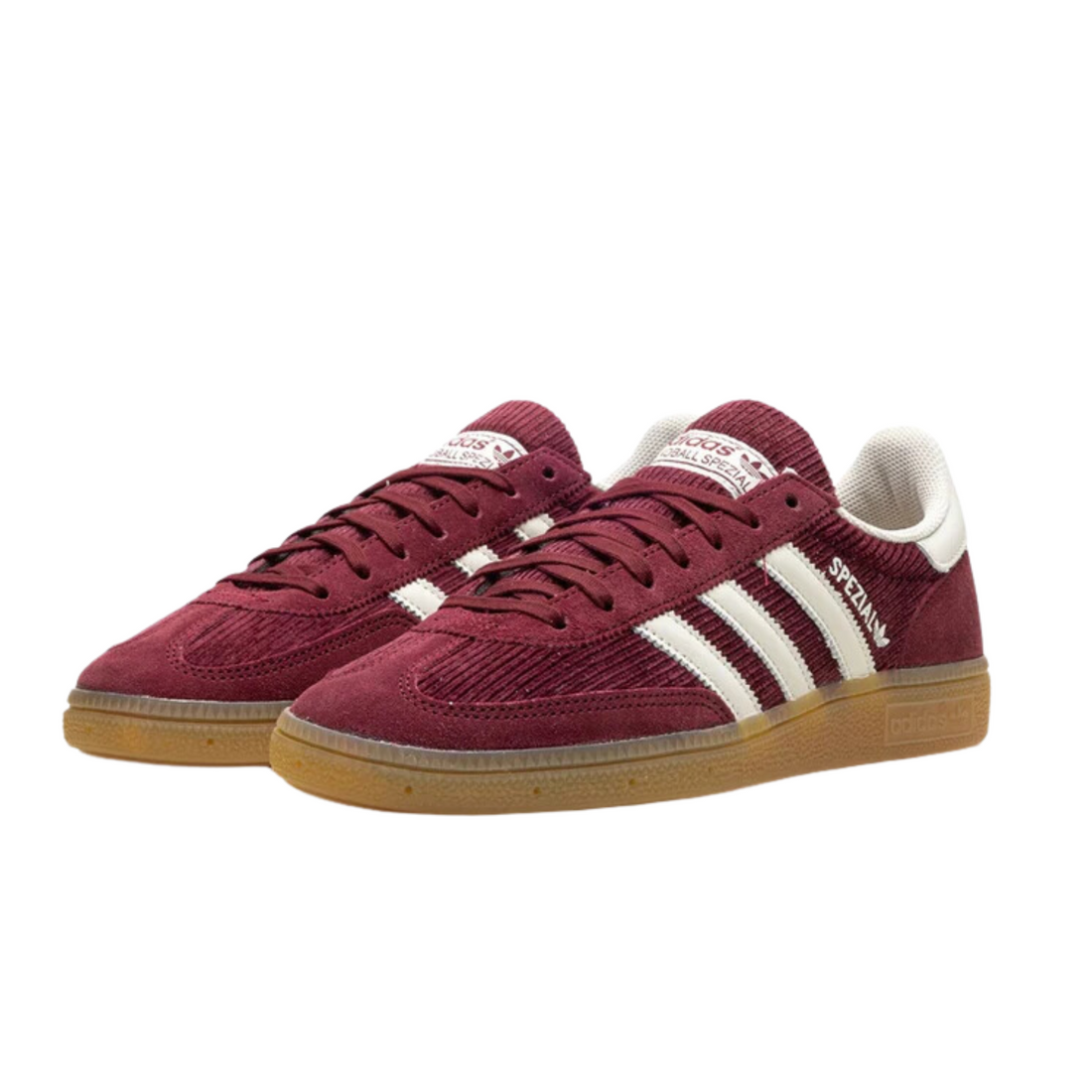 Adidas Handball Spezial Shadow Red - retro sneaker met premium suède en gumzool in stijlvolle rode tinten, verkrijgbaar bij KeepItSneaker.