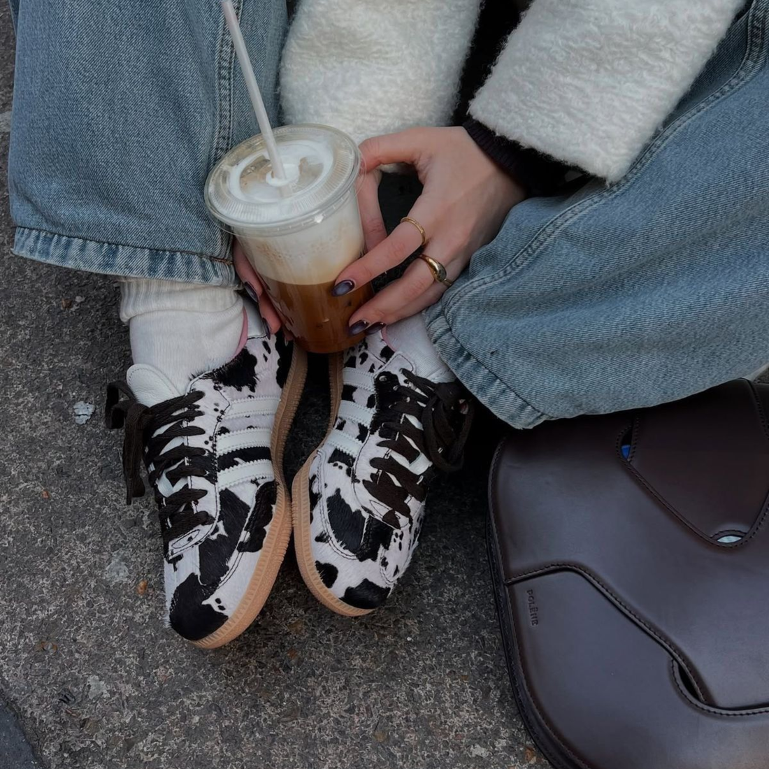 Adidas Samba OG Cow Print - JR1256