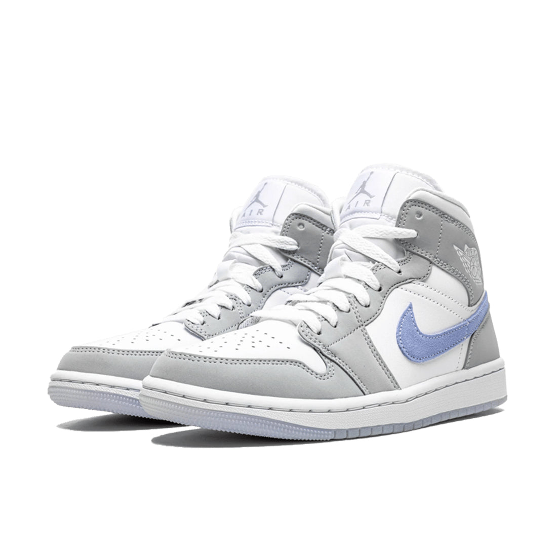 Air Jordan 1 Mid Aluminium Wolf Grau (W)