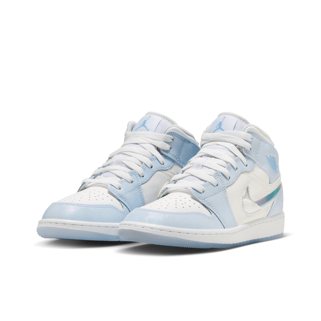 Air Jordan 1 Mid SE Glitter Swoosh (GS)
