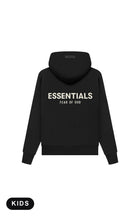 Fear of God Essentials Limo Black Kids Hoodie