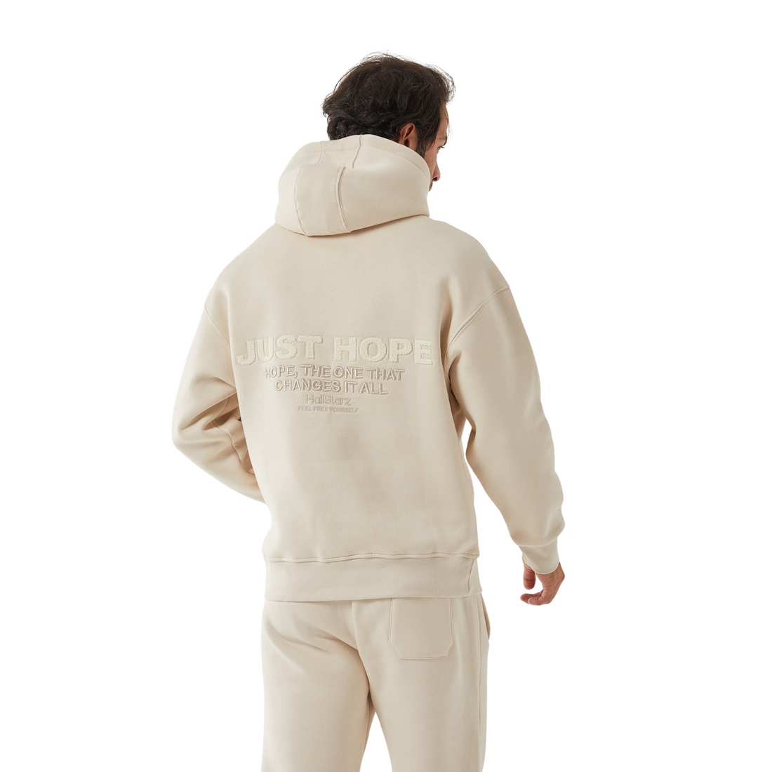 Just Hope Kapuzenpullover - Creme