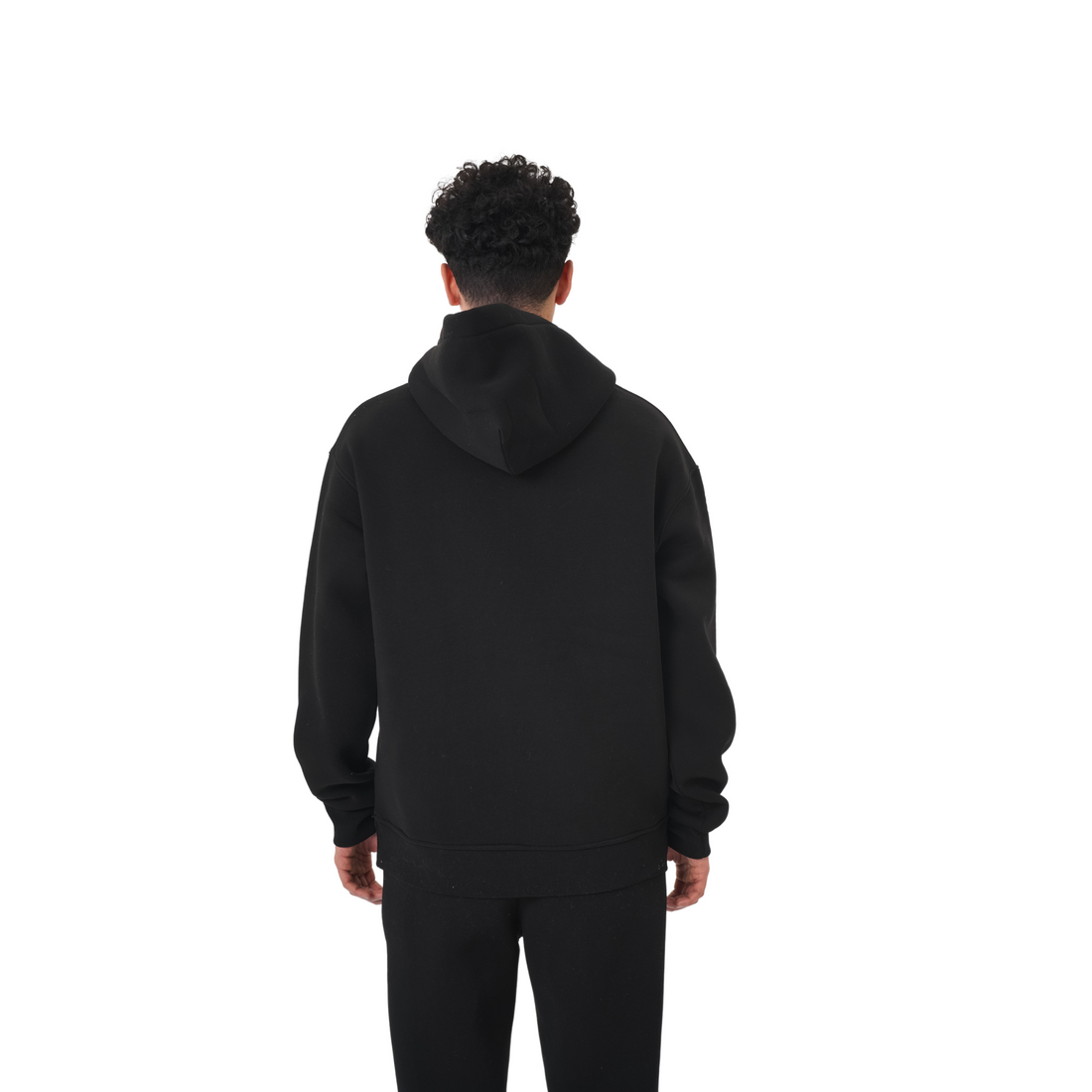 Mono Heart Kapuzenpullover - Schwarz