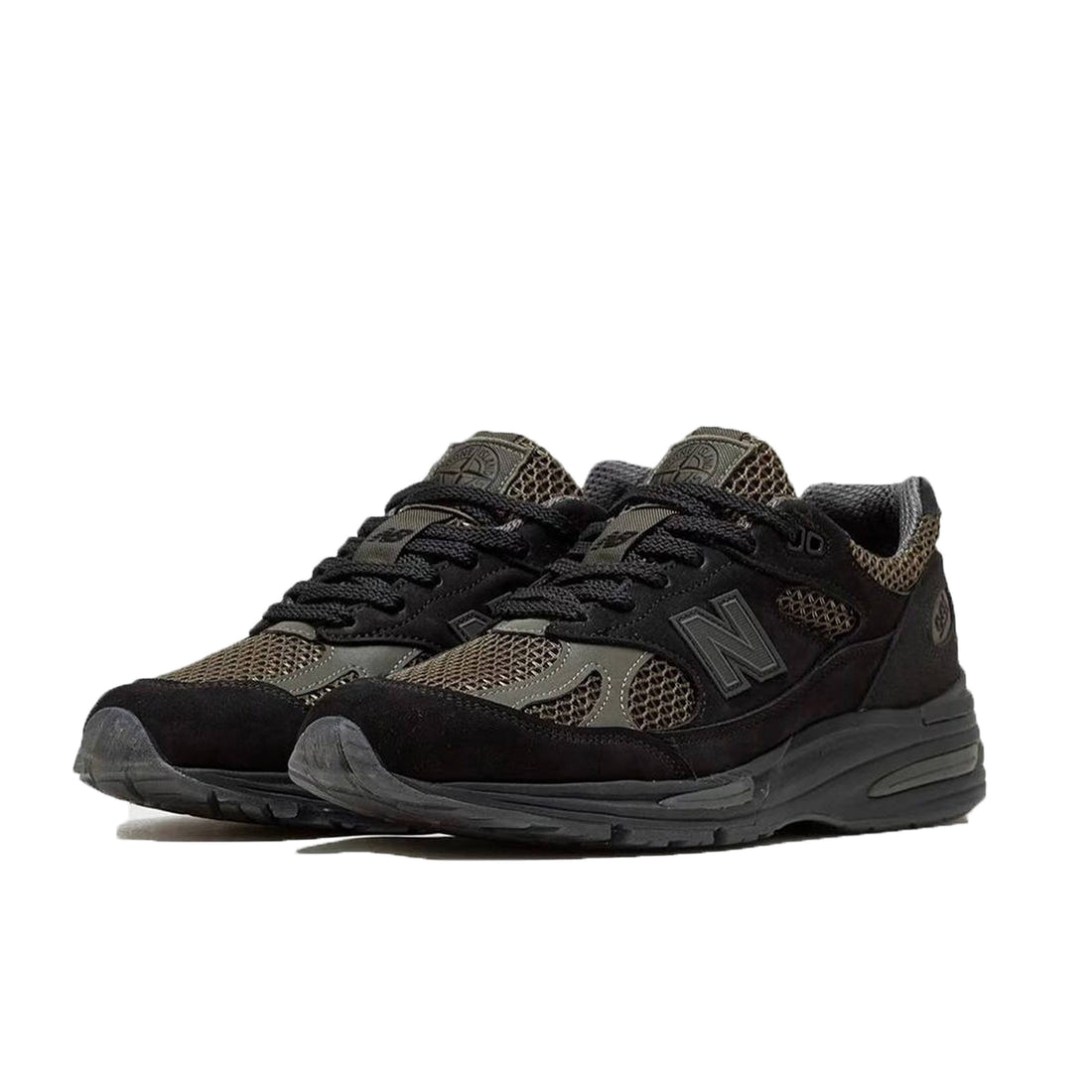 New Balance 991v2 MiUK Stone Island Ghost Pack Grün