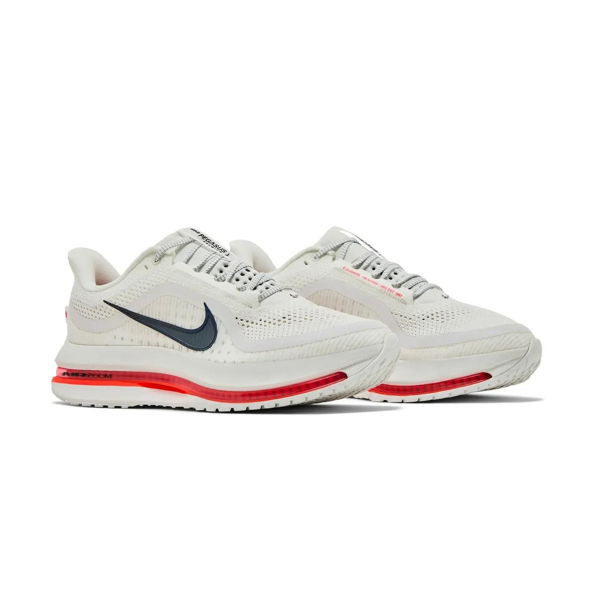 Nike Air Zoom Pegasus Premium Summit White Bright Crimson (HQ2592-101) - hielaanzicht