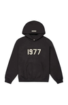 Fear of God ESSENTIALS 1977 Eisen Schwarz Kapuzenpullover