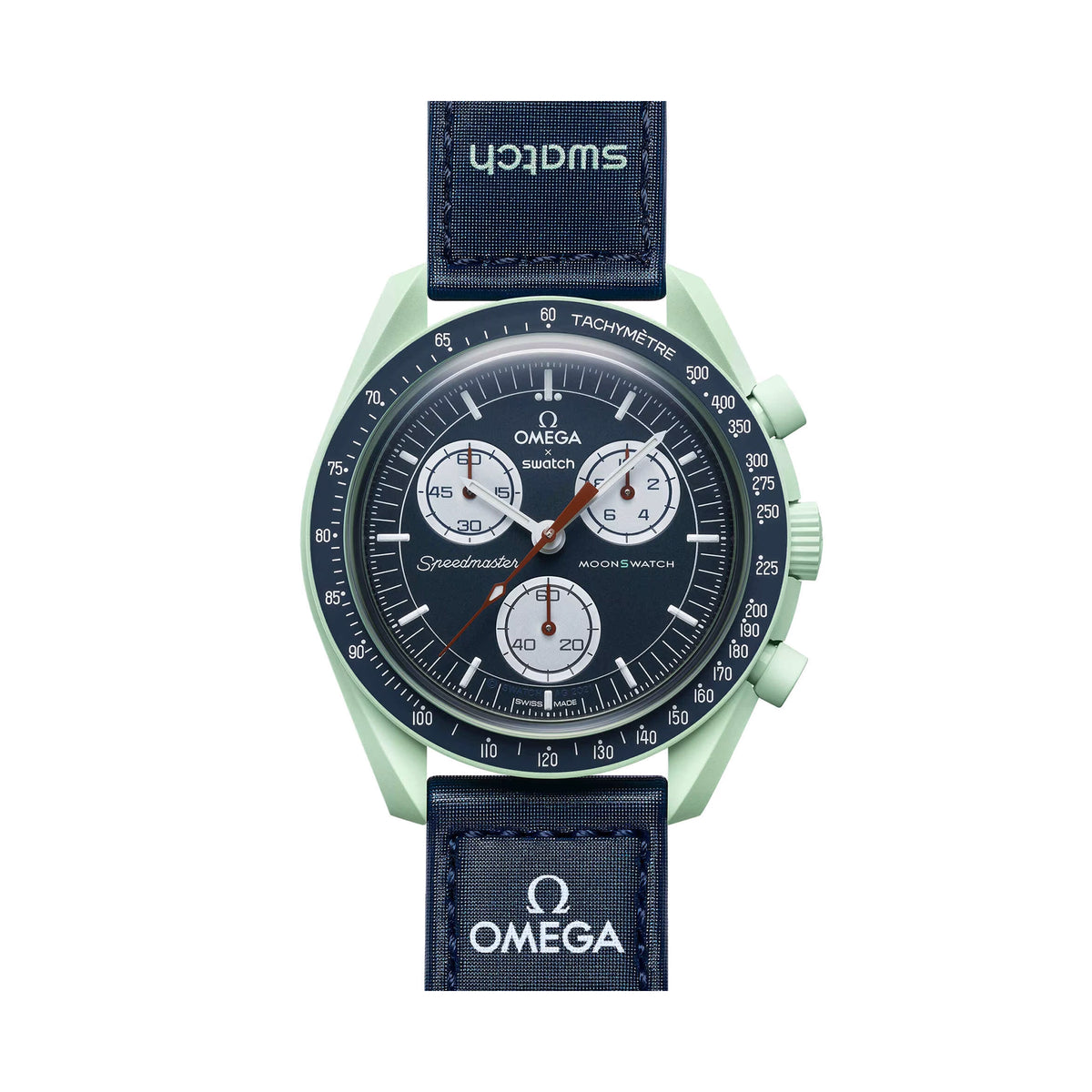 Swatch x Omega Bioceramic Moonswatch Mission auf der Erde