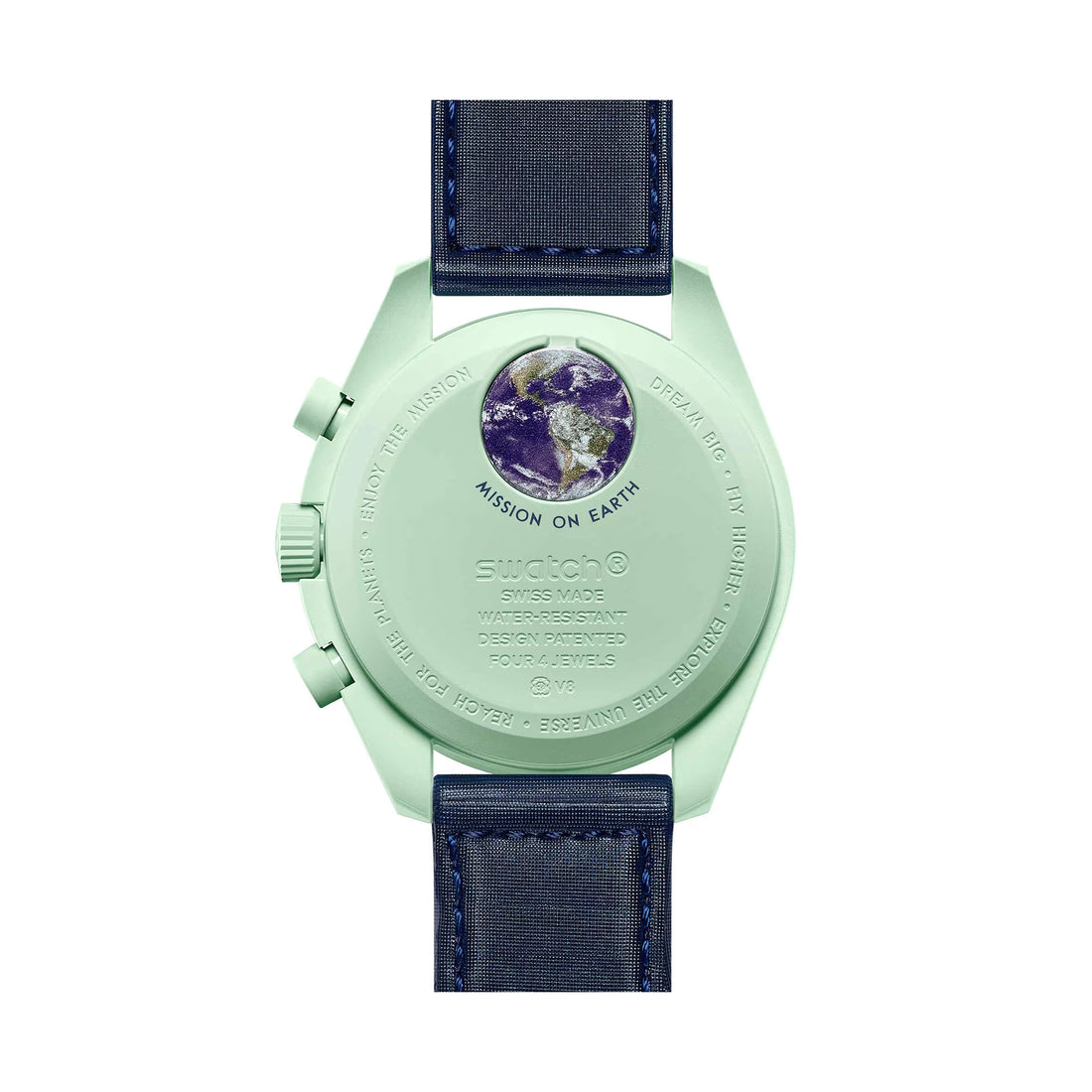 Swatch x Omega Bioceramic Moonswatch Mission auf der Erde