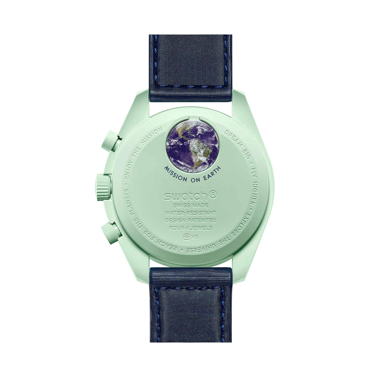 Swatch x Omega Bioceramic Moonswatch Mission auf der Erde