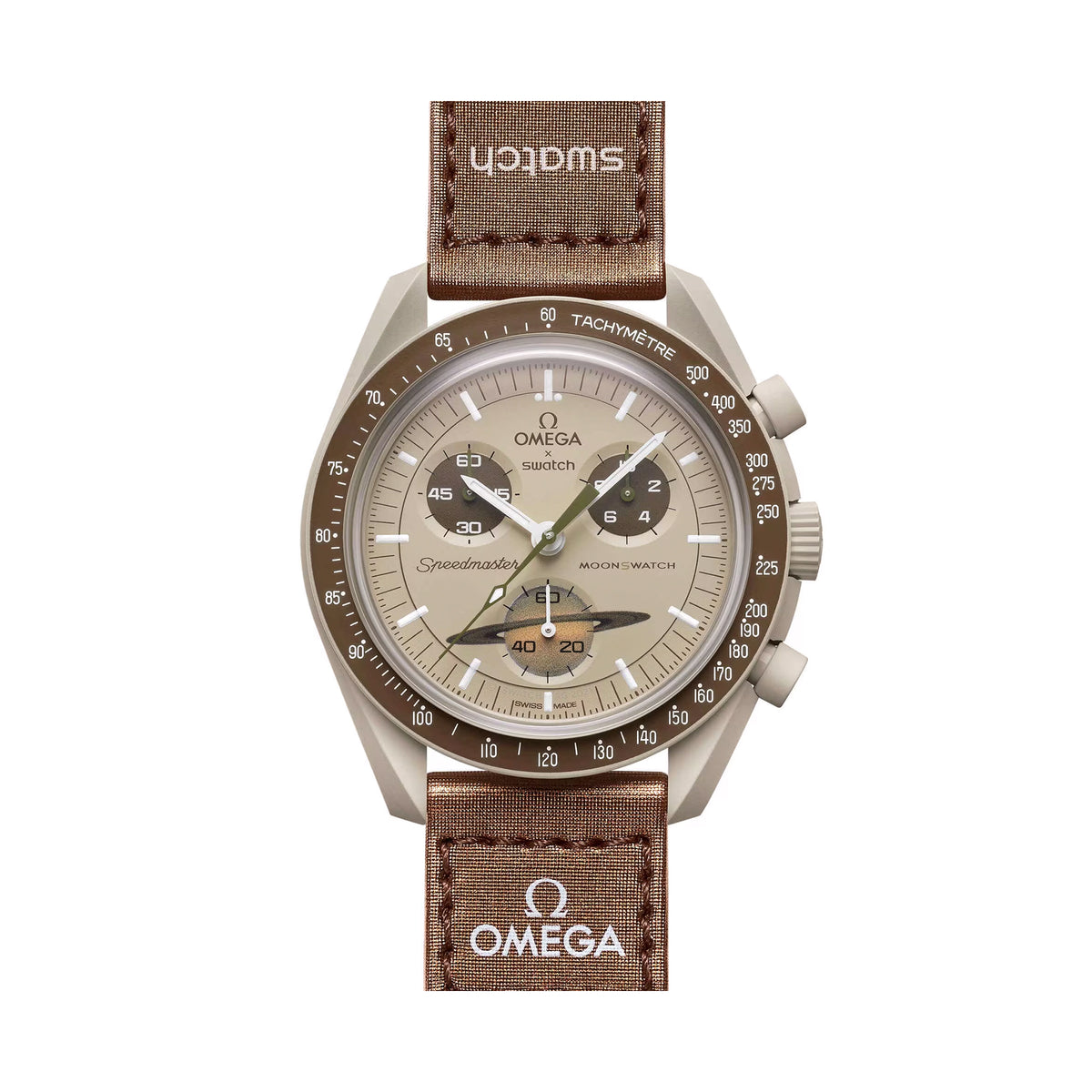 Swatch x Omega Bioceramic Moonswatch Mission zum Saturn