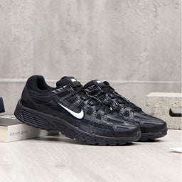 Nike P-6000 Schwarz Schwarz Weiß