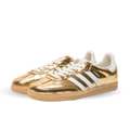 Adidas Samba OG sneaker in gold metallic cracked leather alternate view