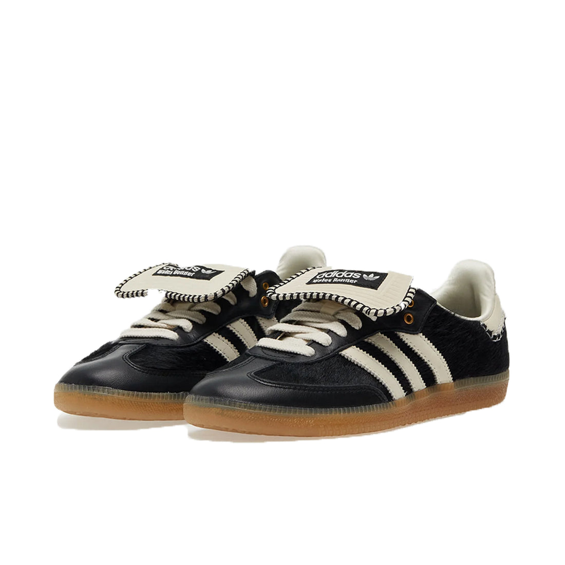 adidas Samba Pony Tonal Low x Wales Bonner Core Schwarz