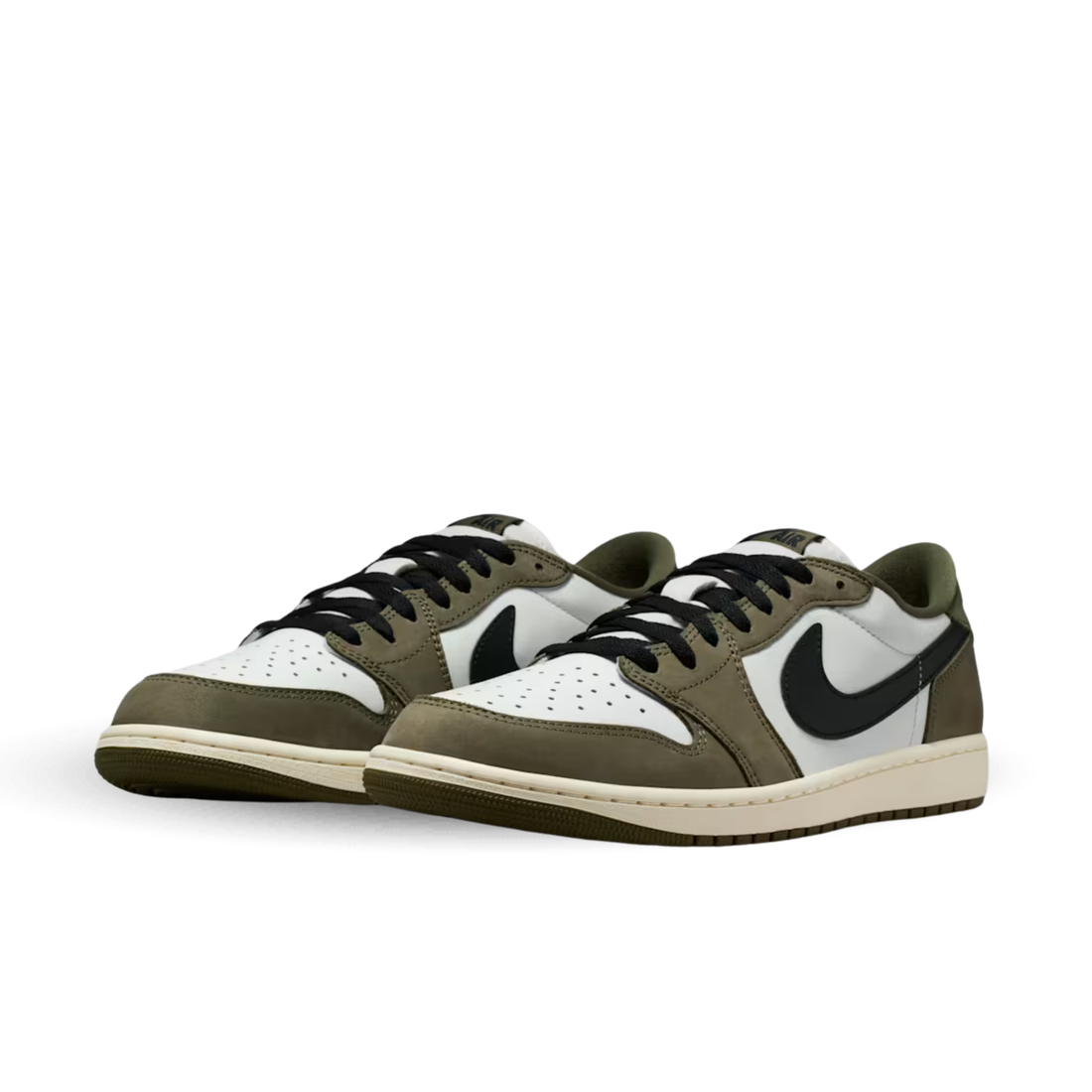 Air Jordan 1 Retro Low OG sneaker in medium olive