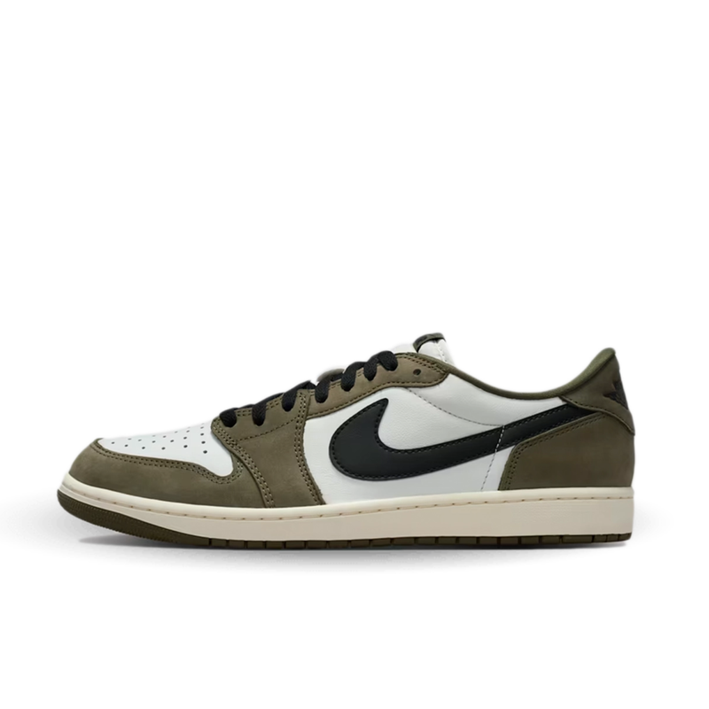 Air Jordan 1 Retro Low OG sneaker in medium olive