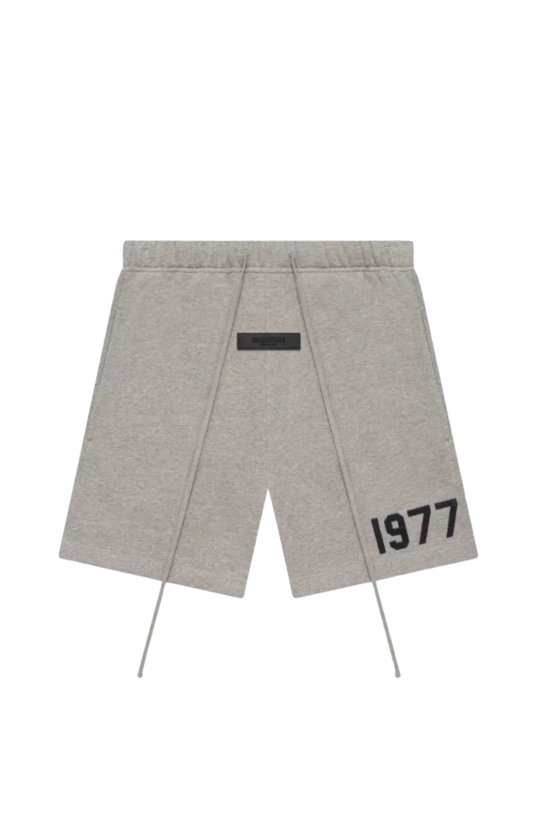 Fear of God Essentials 1977 Dark Oatmeal Summer shorts in dark oatmeal front view