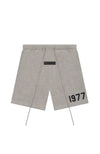 Fear of God Essentials 1977 Dark Oatmeal Summer shorts in dark oatmeal front view