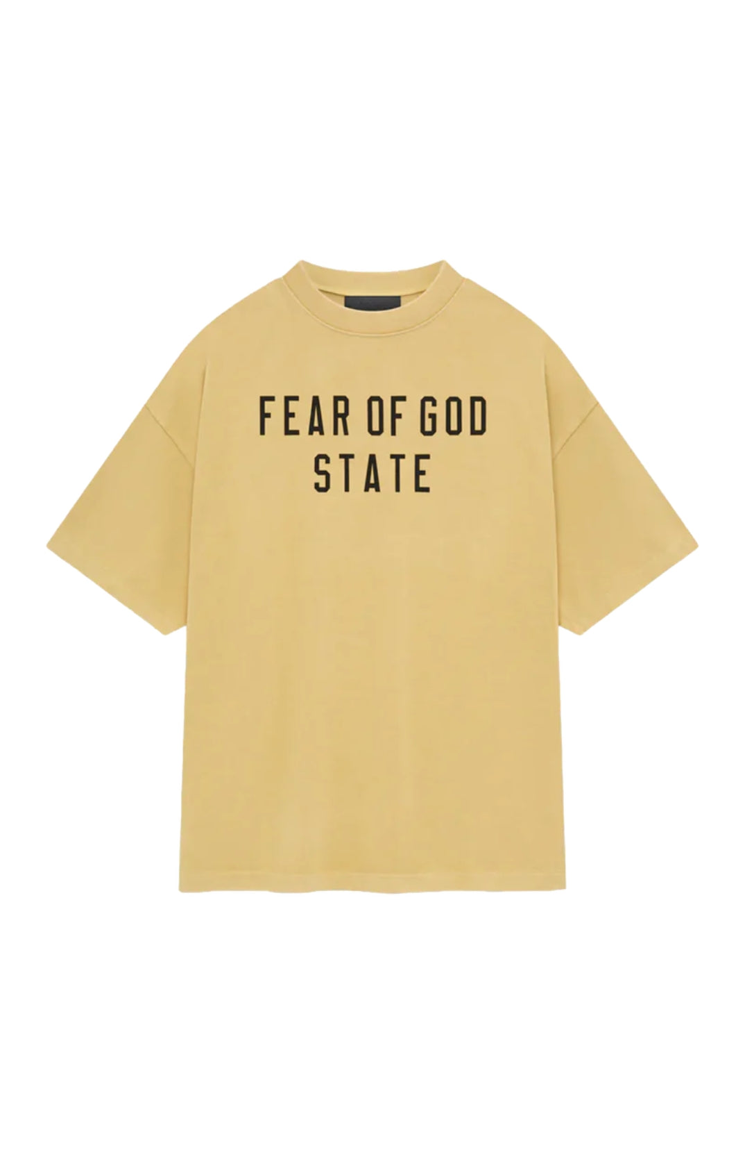 Fear of God Essentials Amber Summer Set t-shirt in amber front view