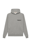 Fear of God ESSENTIALS hoodie in dark oatmeal front view
