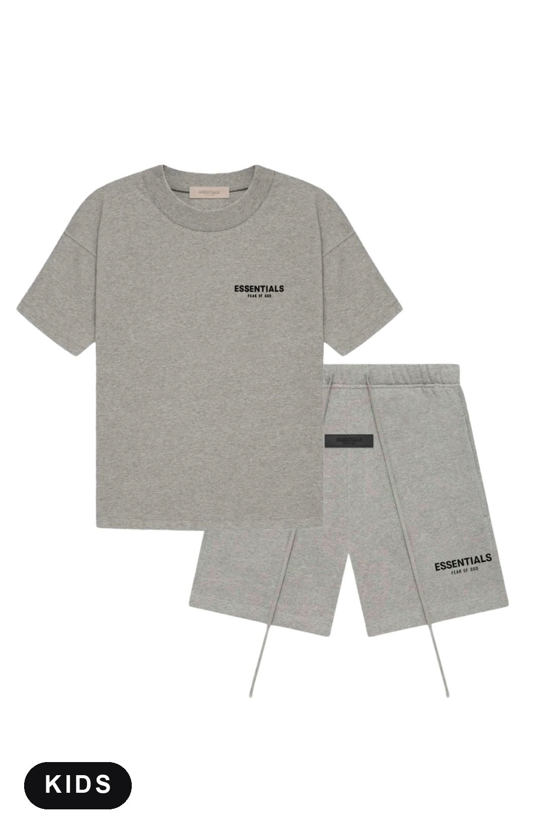 Fear of God Essentials Dark Oatmeal Summer Set Kids - full set