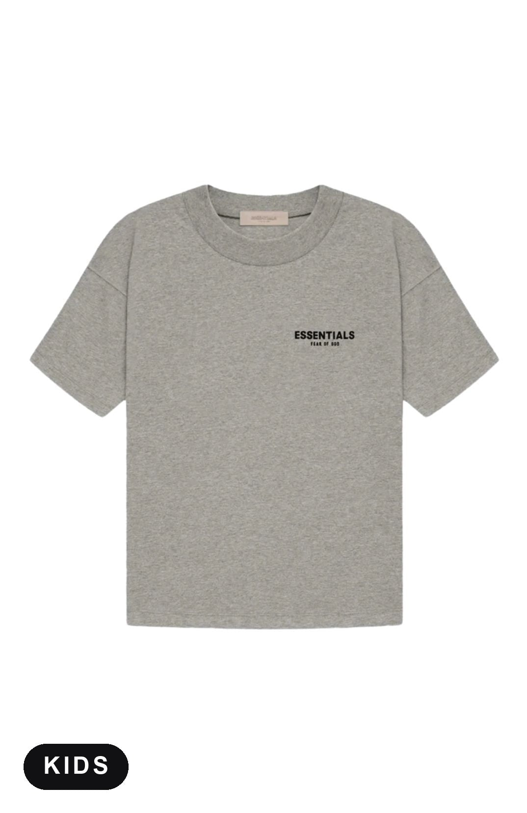 Fear of God Essentials Dark Oatmeal Summer Set Kids - t-shirt front