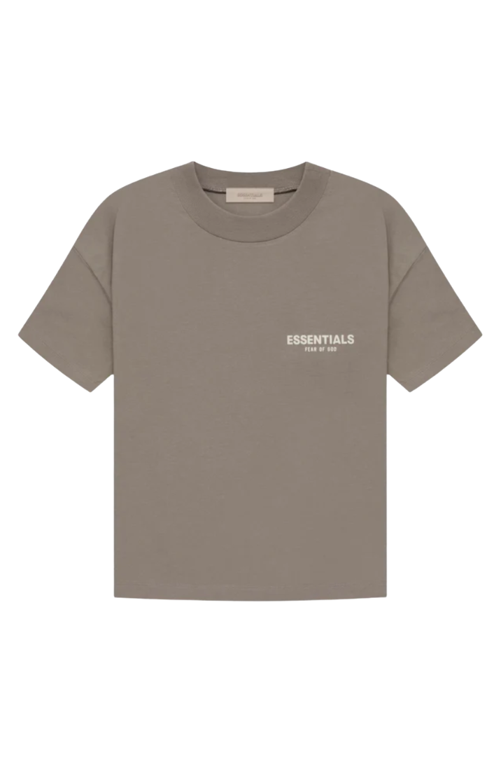 Fear of God Essentials Desert Taupe Summer Set t-shirt in desert taupe front view
