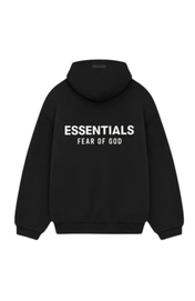 Fear Of God Essentials FW24 Schwarz Weiß Kapuzenpullover
