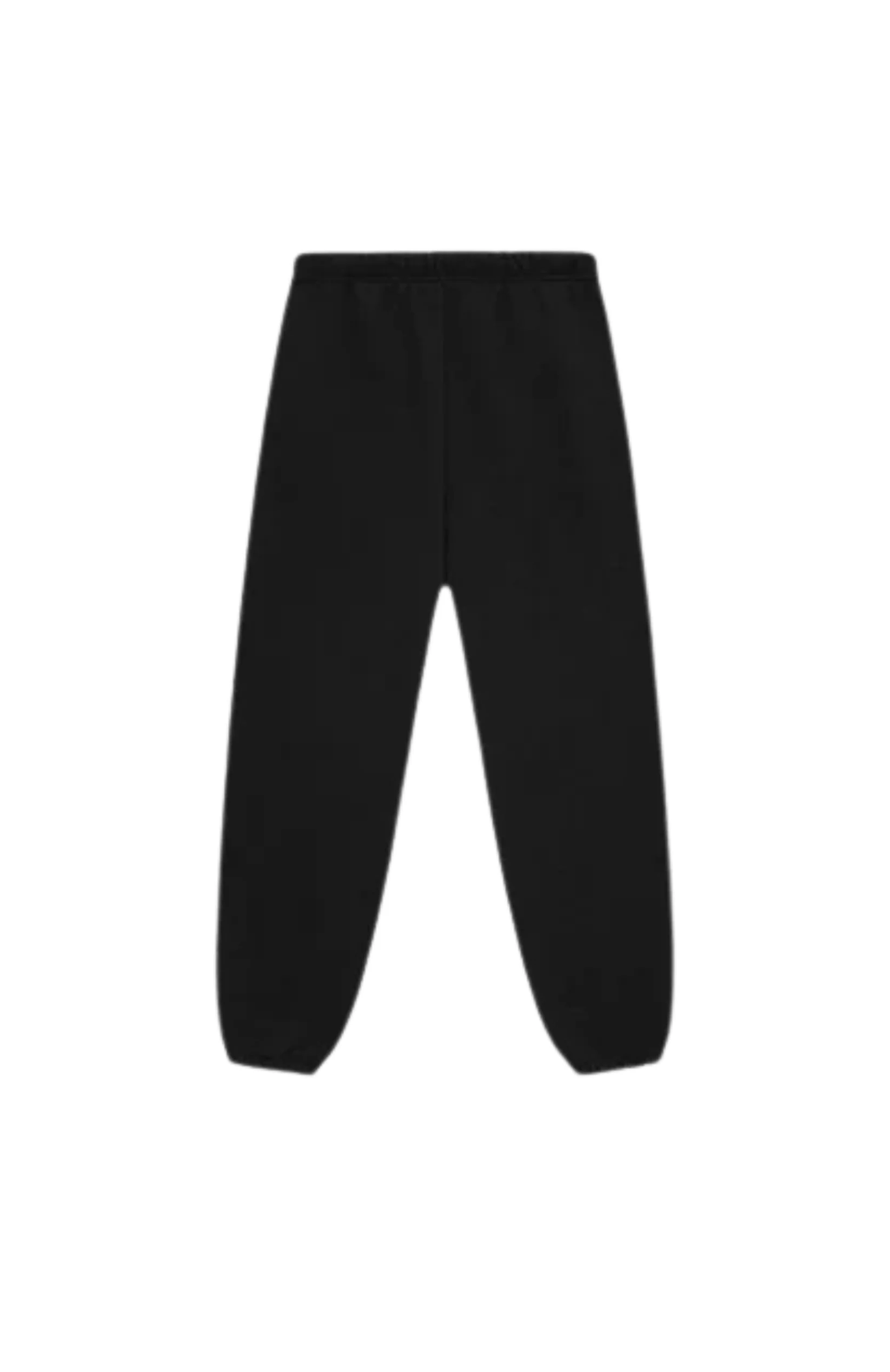 Fear of God ESSENTIALS sweatpants in black white back view