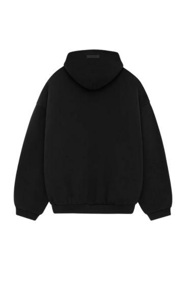 Fear of God ESSENTIALS hoodie in black front view