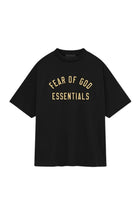 Fear of God Essentials FW24 Black Yellow T-Shirt