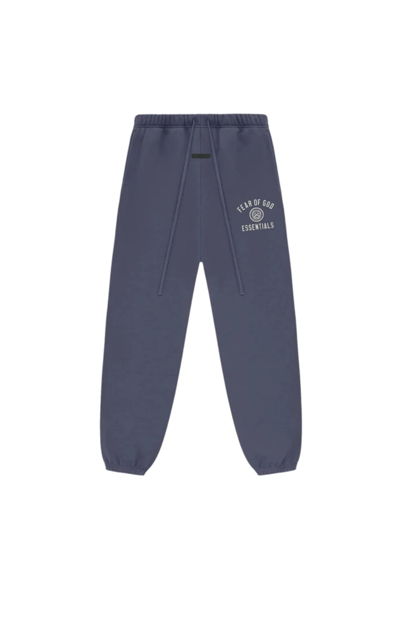 Fear of God ESSENTIALS sweatpants in fleece marine