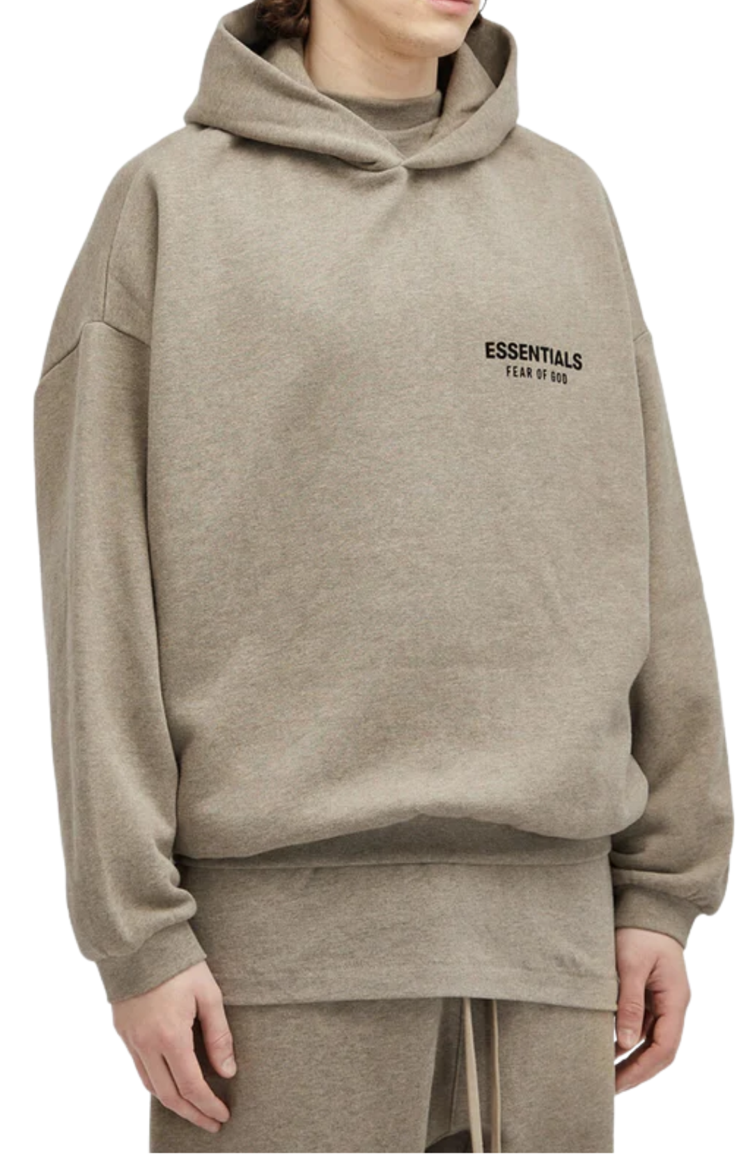 Fear of God ESSENTIALS hoodie in heather grey