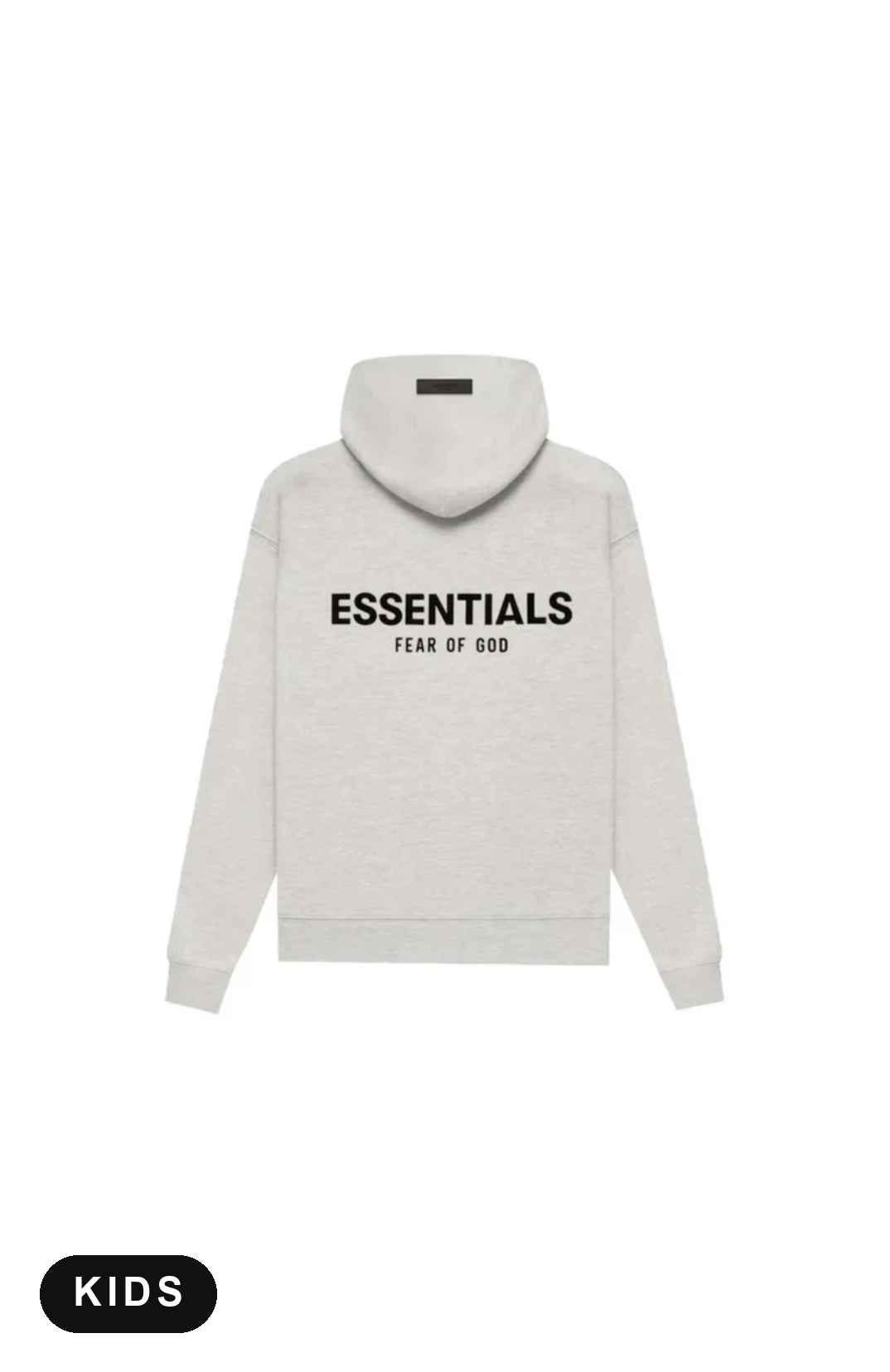 Fear of God Essentials Light Oatmeal Kids Set - hoodie en broek