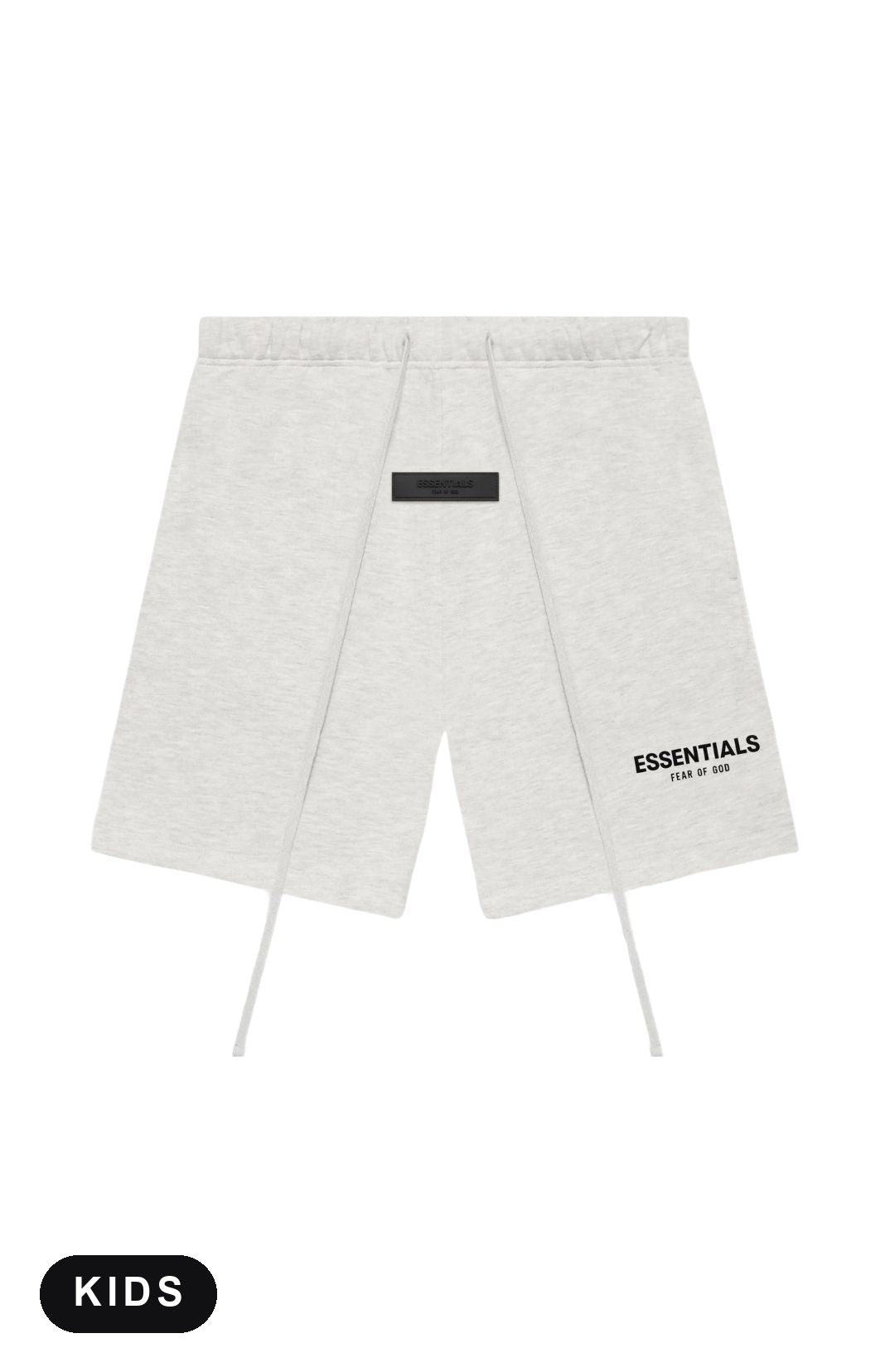 Fear of God Essentials Light Oatmeal Summer Set Kids - shorts front