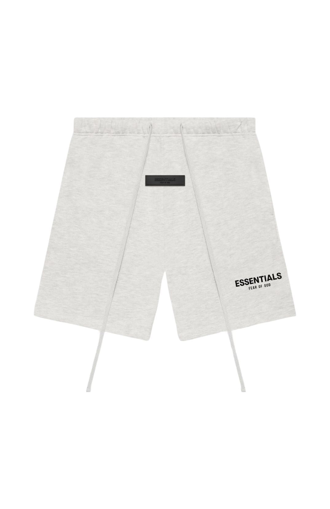 Fear of God Essentials Light Oatmeal Summer shorts in light oatmeal front view